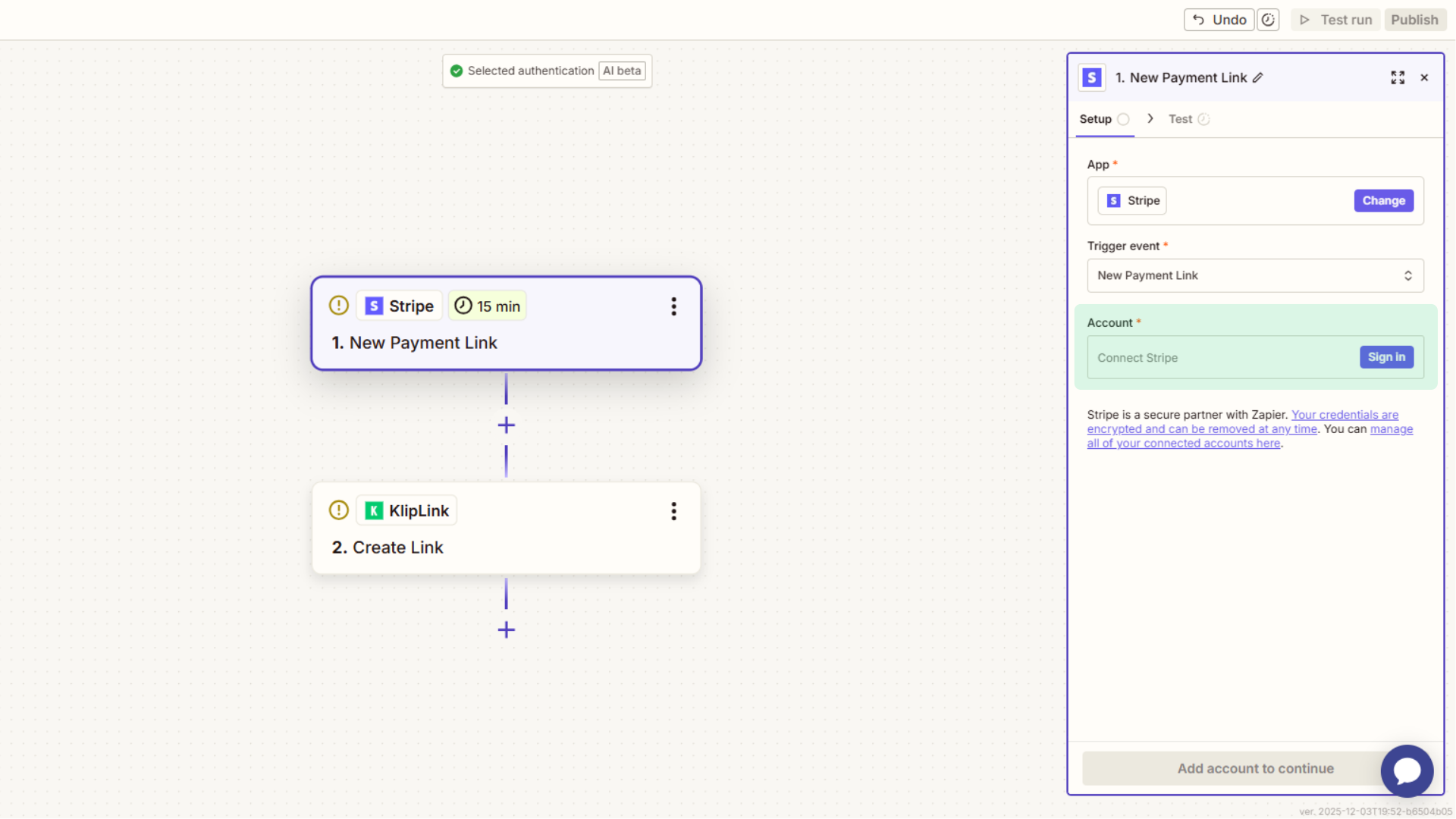 Connect Stripe to Zapier