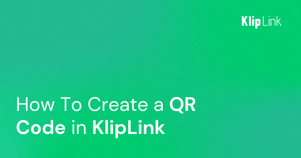 How to Create a QR Code